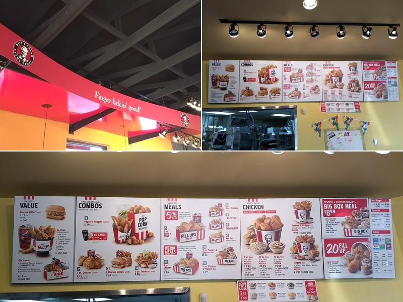 KFC Menu