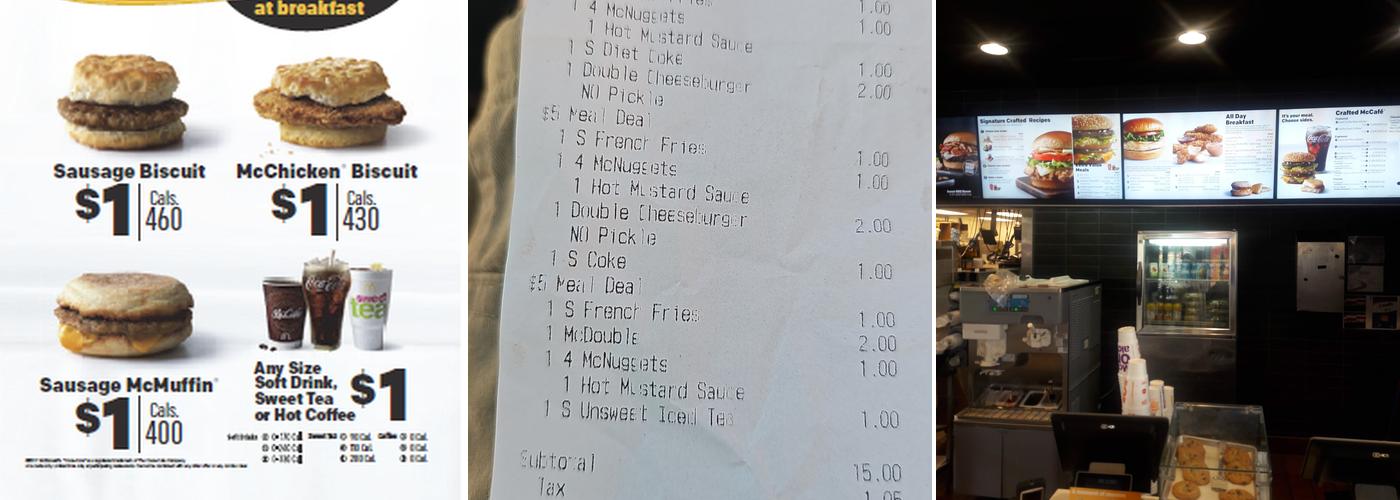 McDonald's Menu