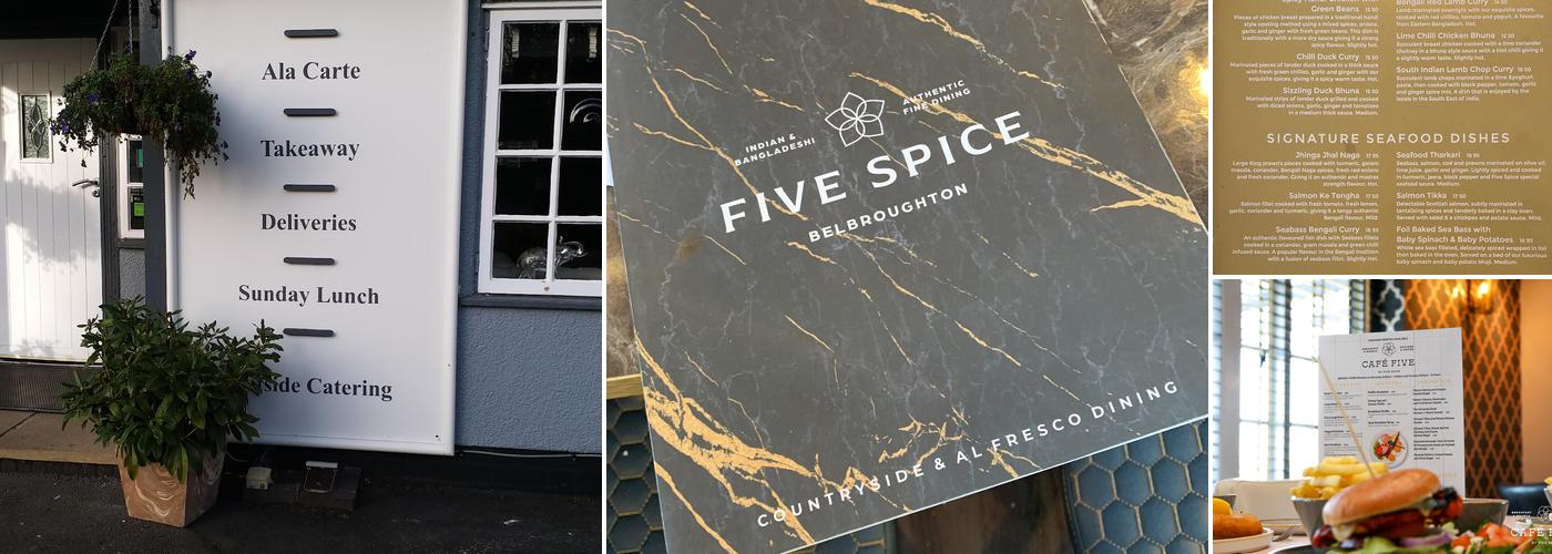 Five Spice Restaurant Menu