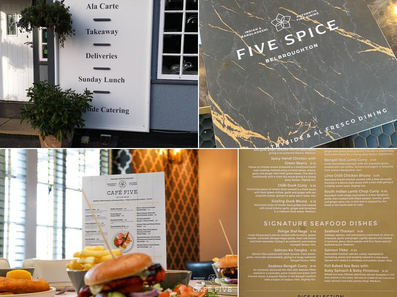 Five Spice Restaurant Menu