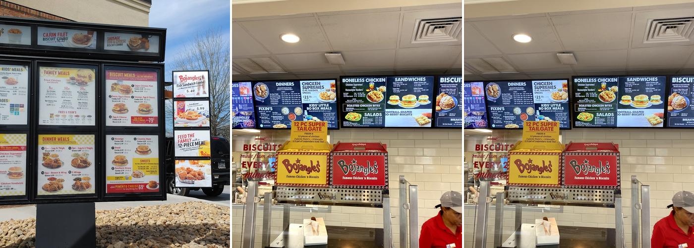 Bojangles Menu