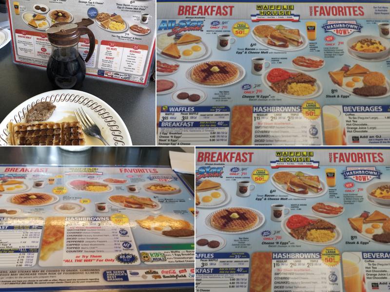 Waffle House Menu