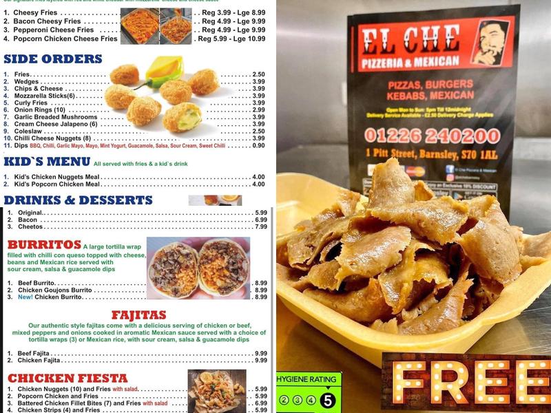 El Che Pizzeria Menu