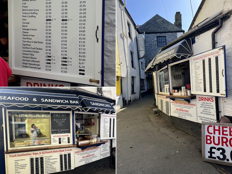 The Sandwich Bar Menu