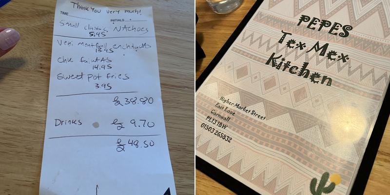 Pepe's Tex-Mex Kitchen Menu