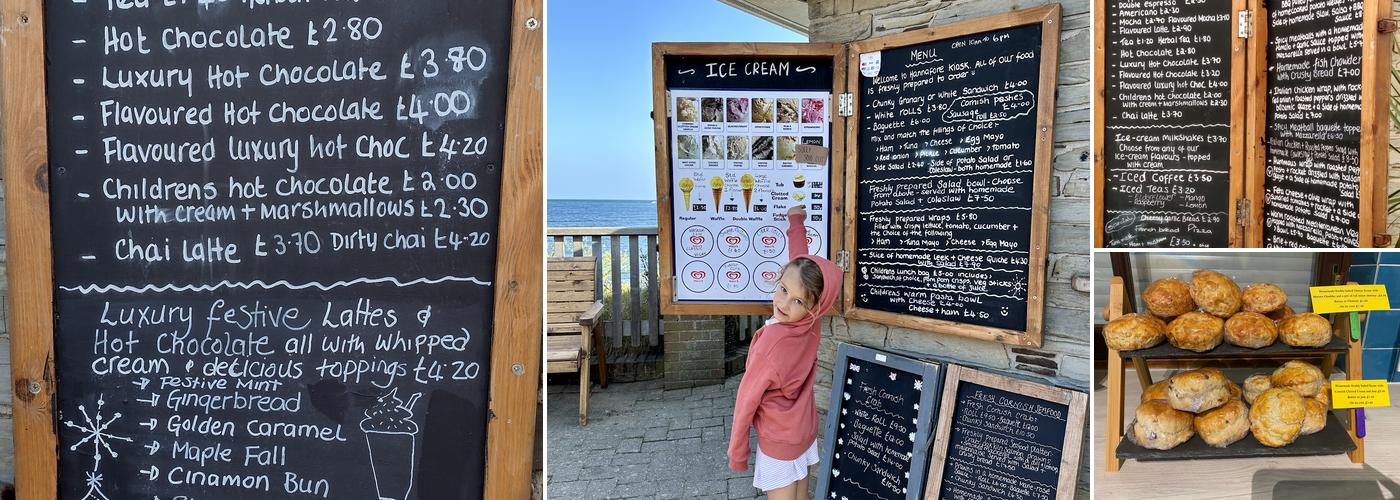 Hannafore Kiosk Menu