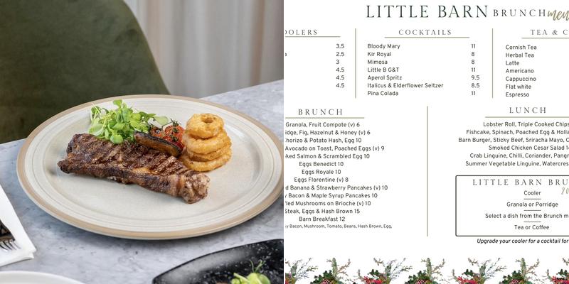 Little Barn Menu