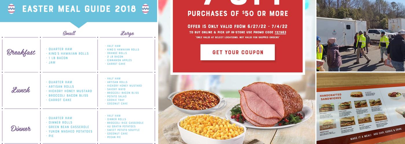 The Honey Baked Ham Company Menu