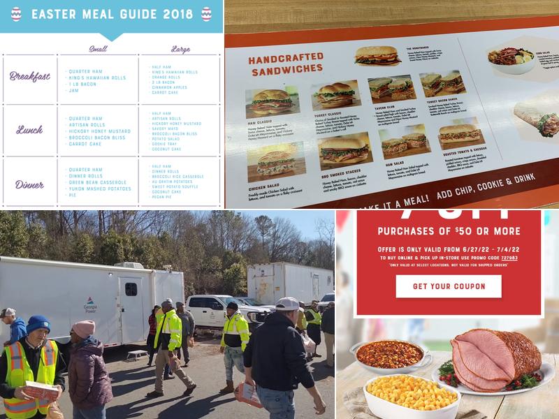 The Honey Baked Ham Company Menu