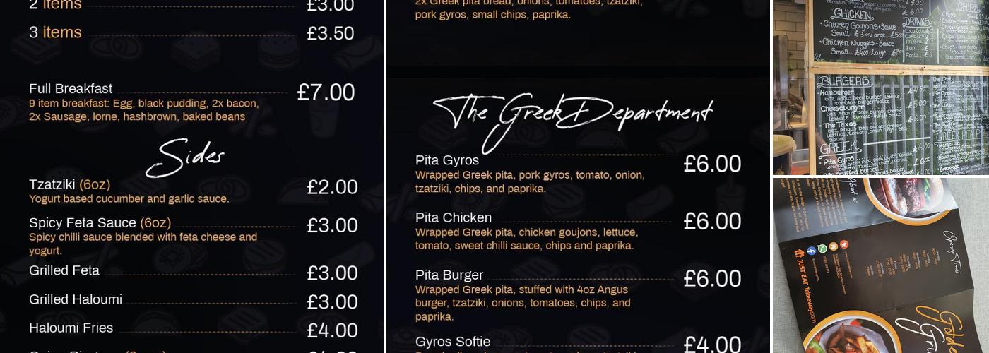 Golden Grill Menu
