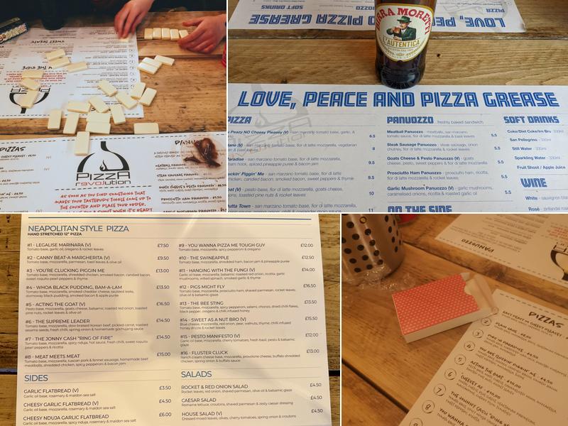 Pizza Revolution Menu