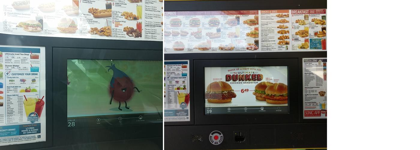 Sonic Drive-In Menu