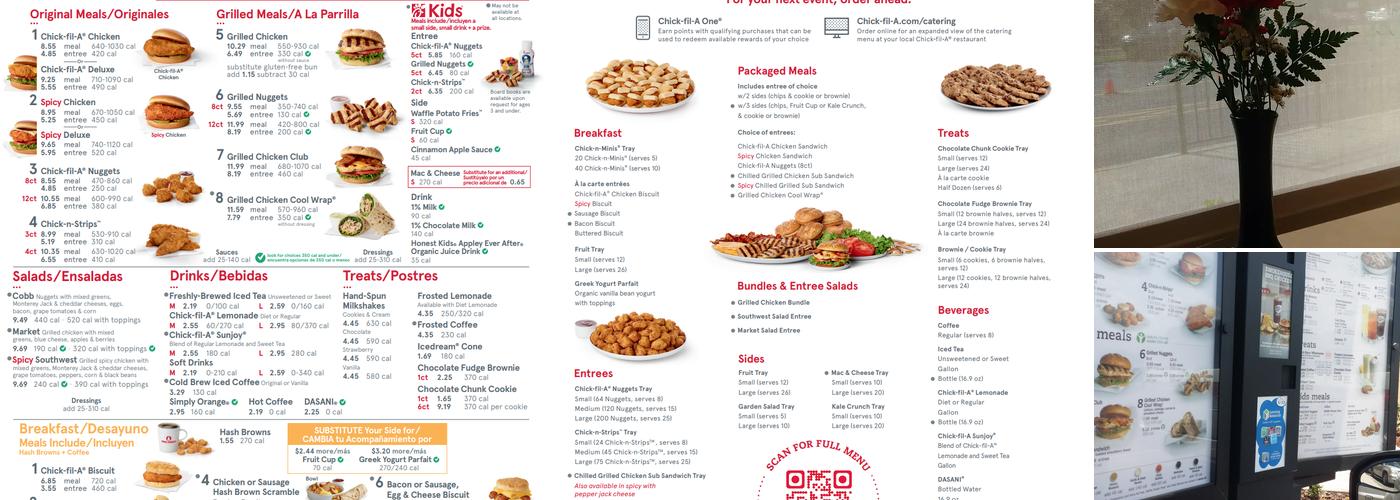 Chick-fil-A Menu