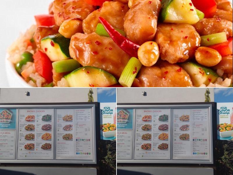 Panda Express Menu