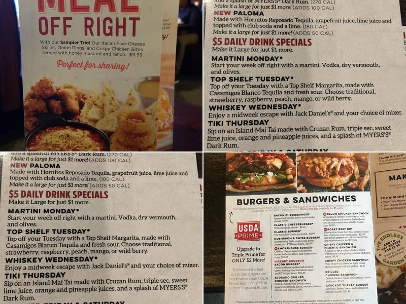 Ruby Tuesday Menu