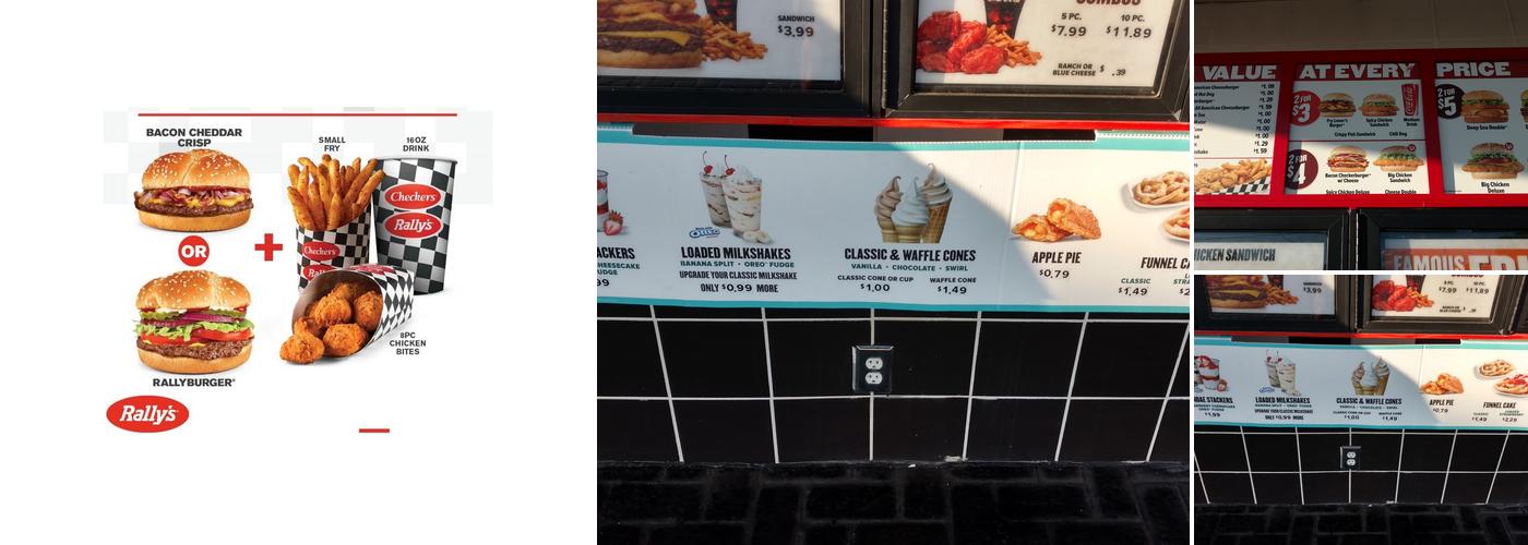 Checkers Menu