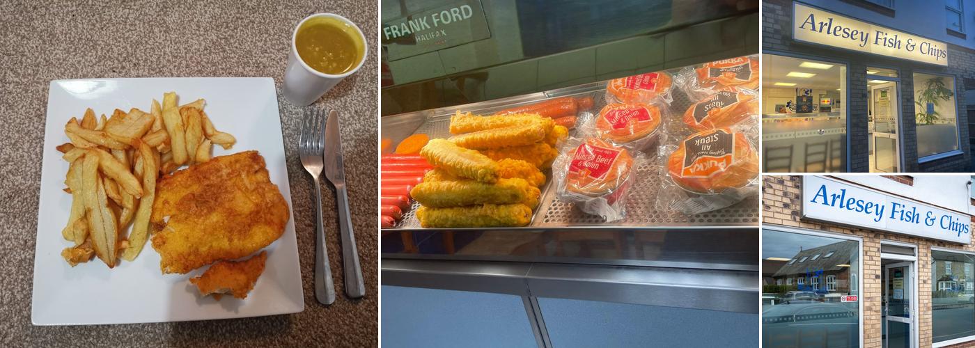 Arlesey fish and chips