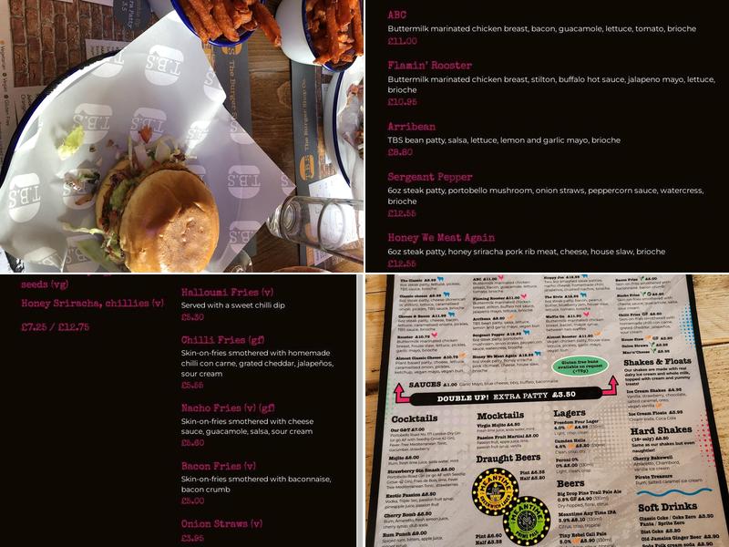 The Burger Shop Co. Menu