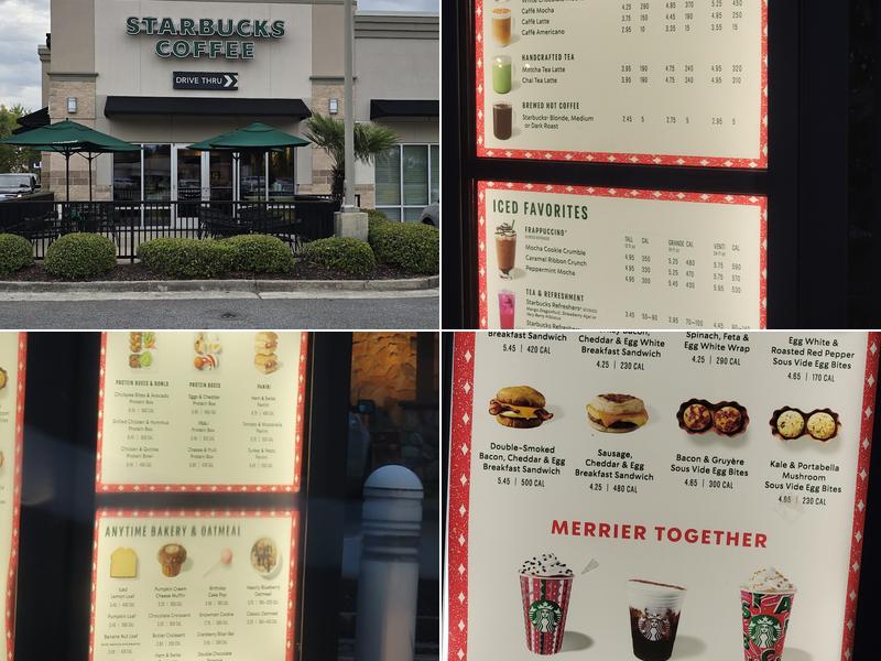 Starbucks Coffee Company Menu