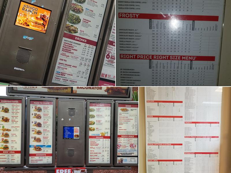 Wendy's Menu