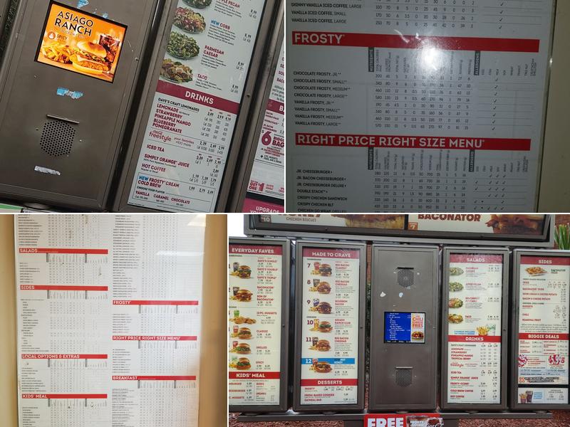 Wendy's Menu