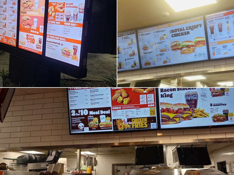 Burger King Menu