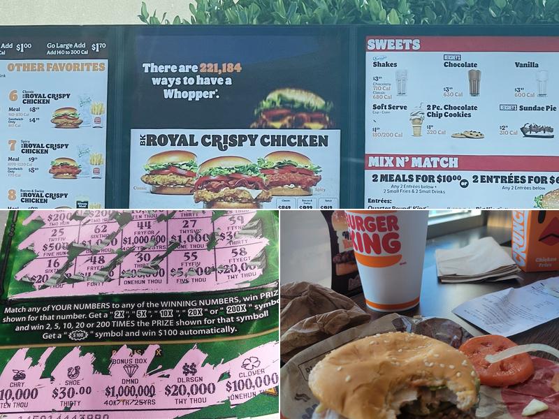 Burger King Menu