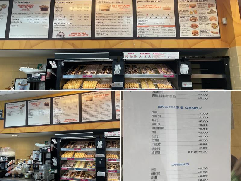 Dunkin' Menu