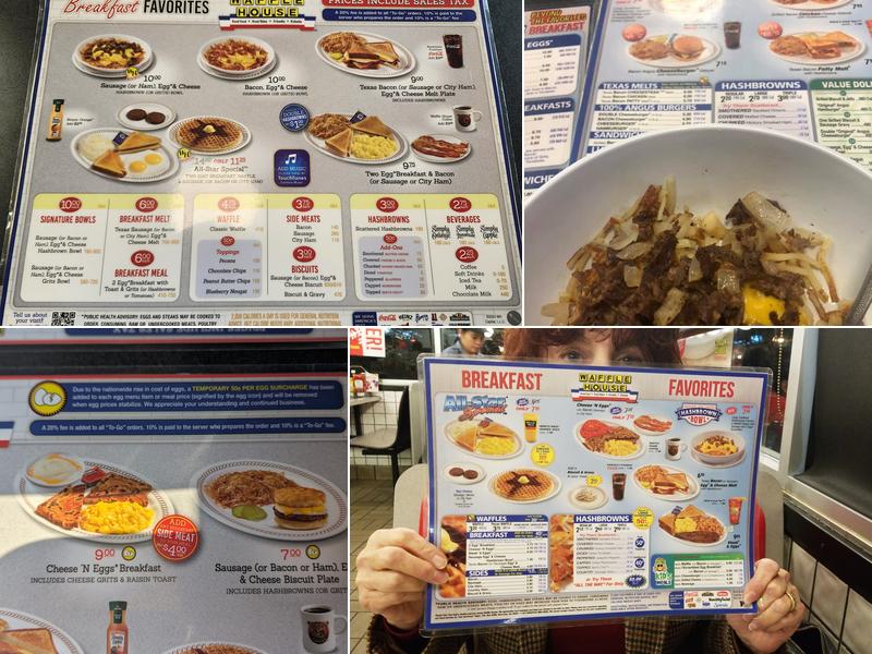 Waffle House Menu