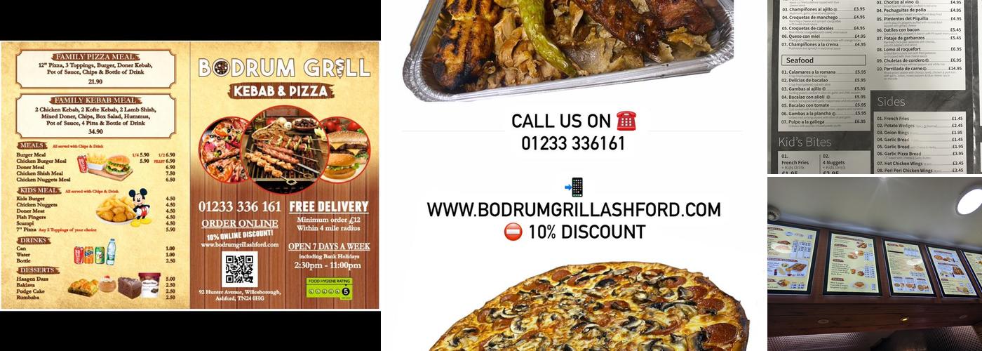 Bodrum Grill Kebab & Pizza Menu