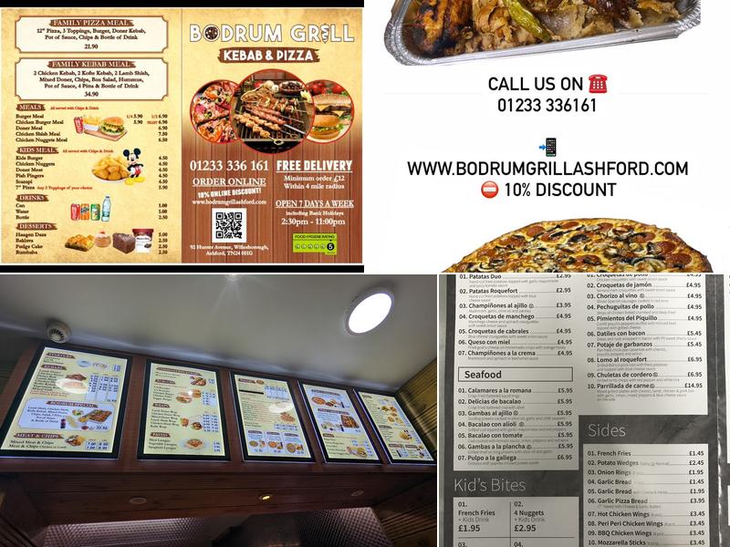 Bodrum Grill Kebab & Pizza Menu