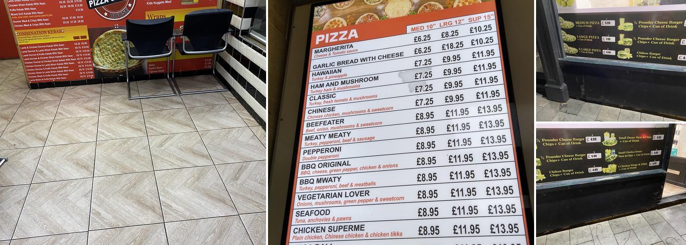 Ashford Pizza & Kebab House Menu