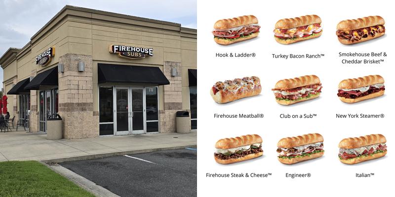 Firehouse Subs Brunswick Menu