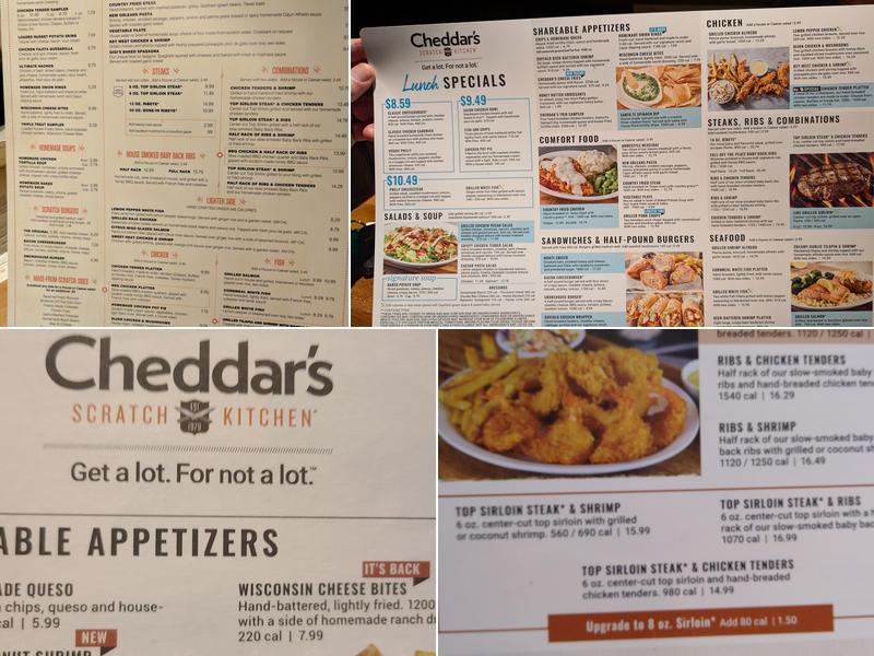 Cheddar's Scratch Kitchen Menu
