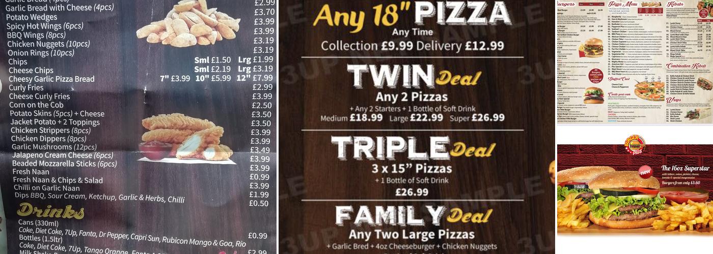 Burger Plus (Ashford) Menu