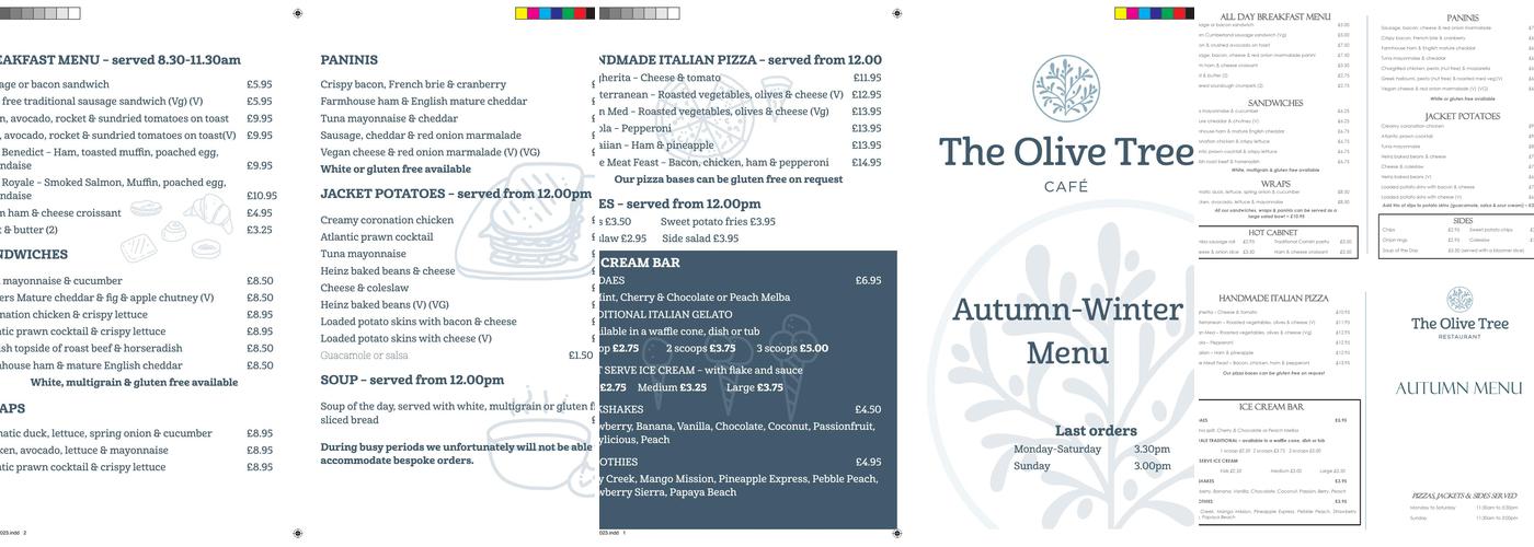 The Olive Tree Menu