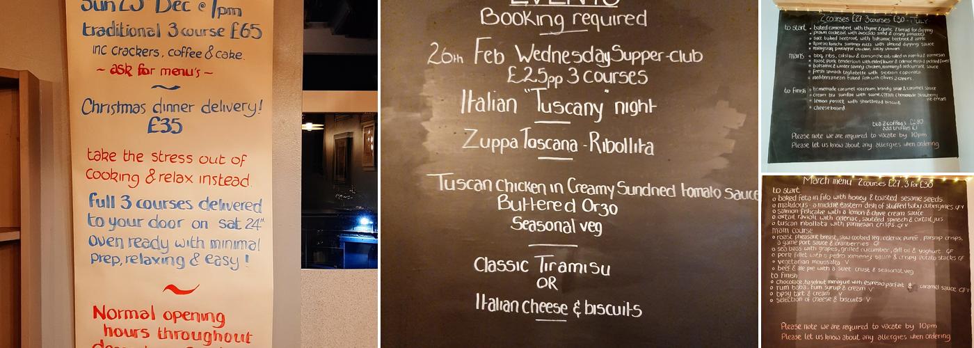 Slow Food Kitchen Menu