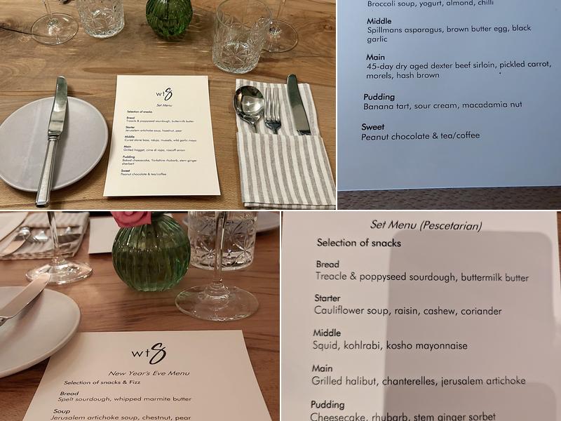 Where There's Smoke Restaurant Menu