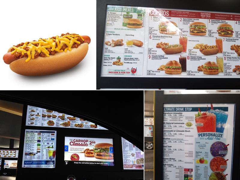 Sonic Drive-In Menu