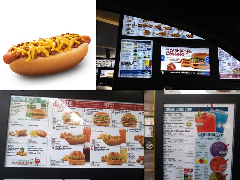 Sonic Drive-In Menu