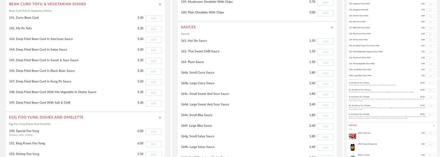 Crispy hut Chinese and Cantonese takeaway Menu