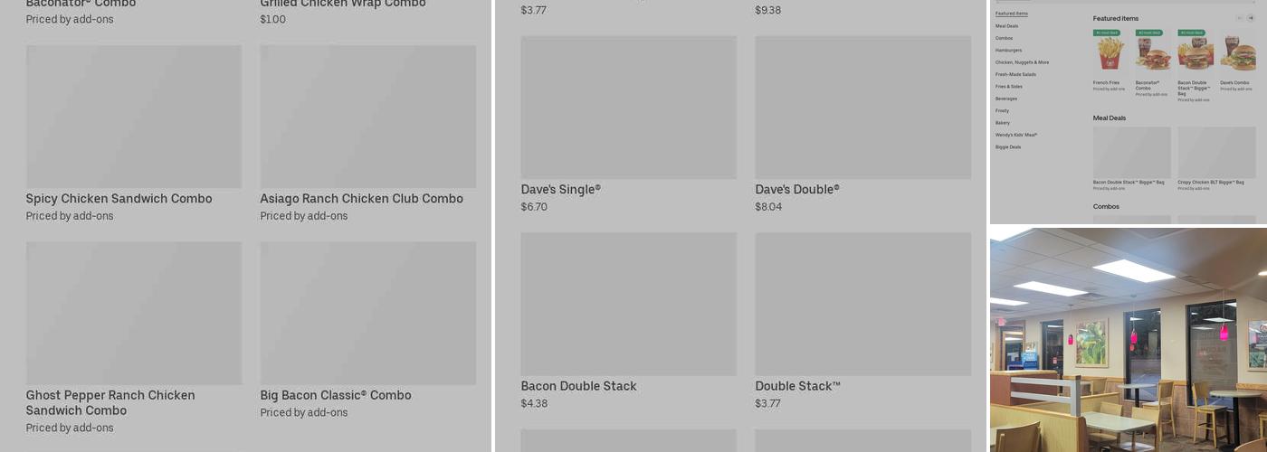 Wendy's Menu