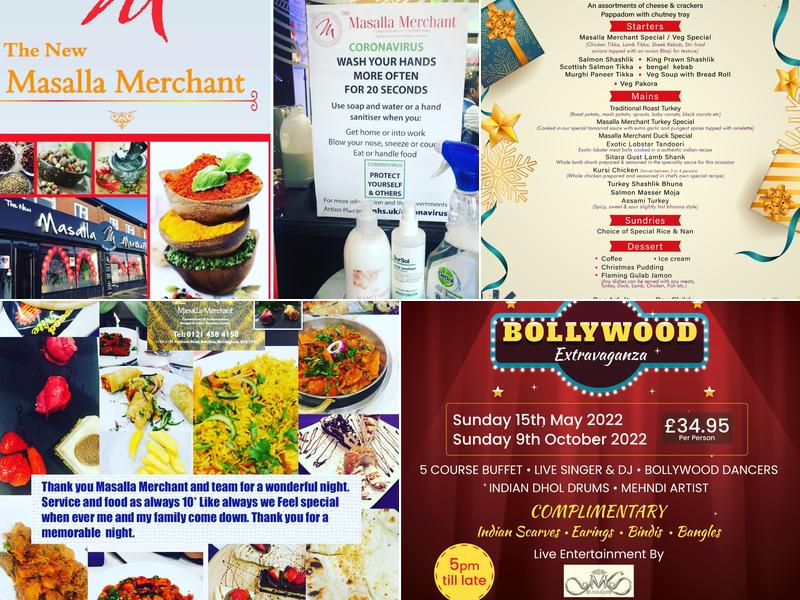 The New Masala Merchant Menu