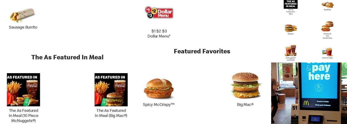 McDonald's Menu