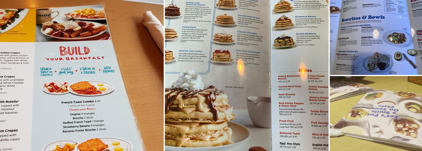 IHOP Menu