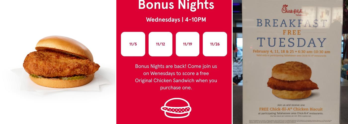 Chick-fil-A Menu