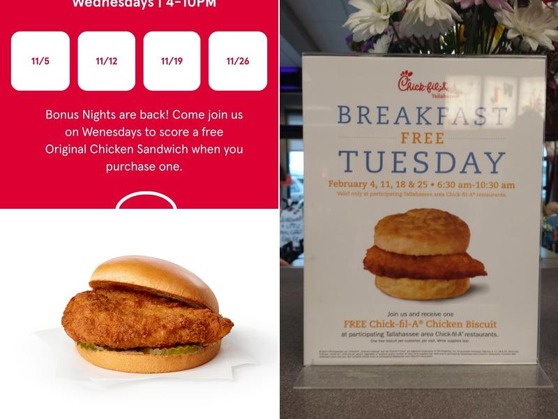 Chick-fil-A Menu