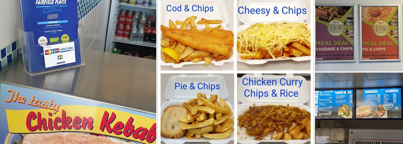 Fairfield Plaice Menu