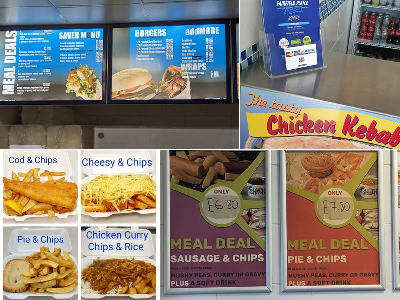 Fairfield Plaice Menu