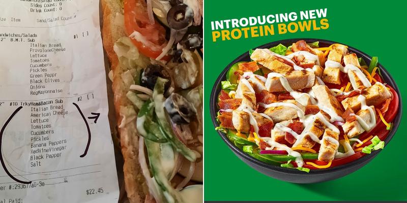 Subway Menu